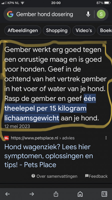 En dit dus ook